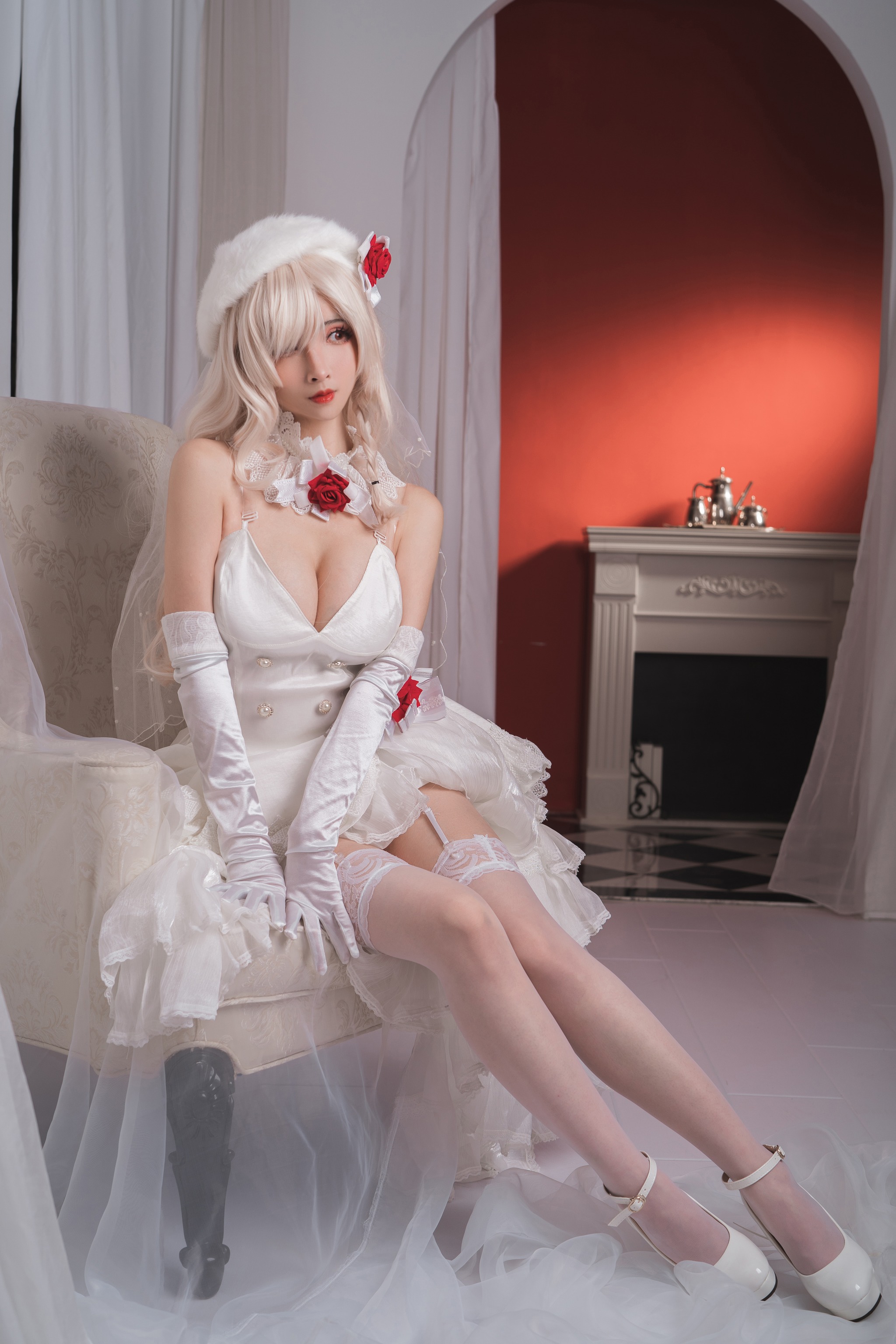 图片[1]-rioko凉凉子 – NO.001 G36c花嫁 [25P]-XikXak